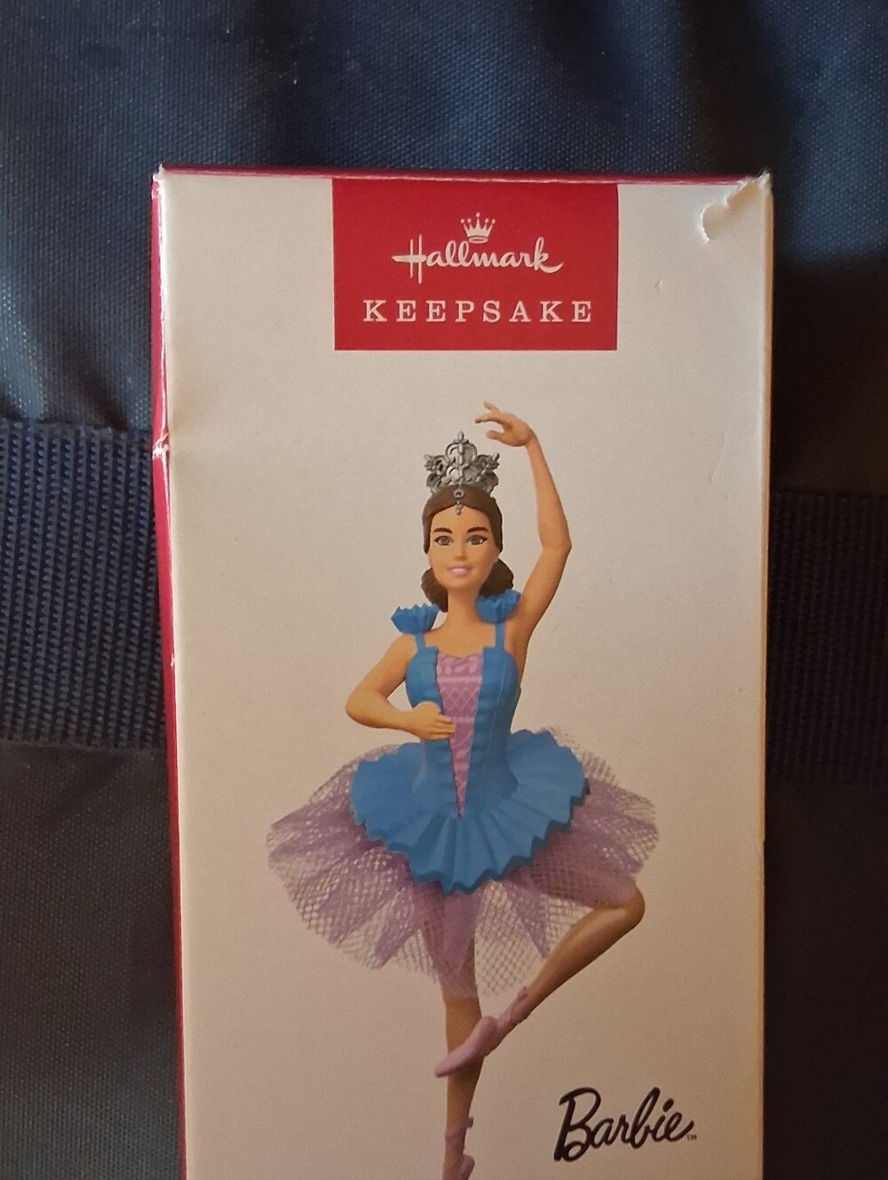 Hallmark Barbie Ballerina Ornament - Blue, Purple & Silver
